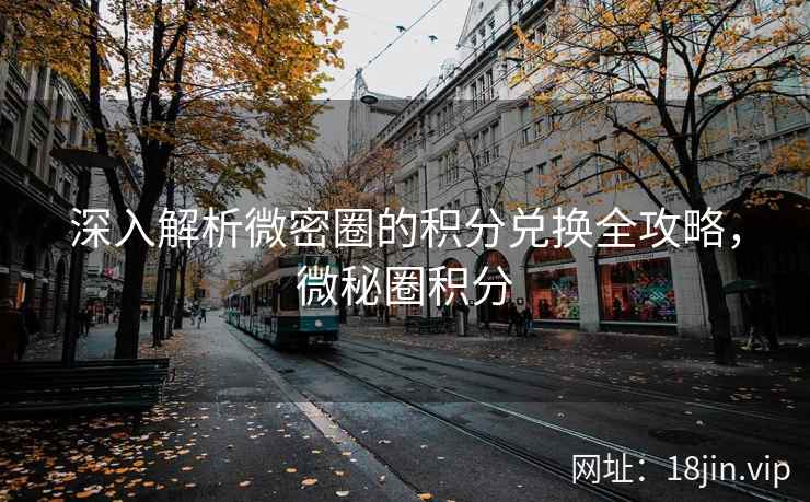 深入解析微密圈的积分兑换全攻略，微秘圈积分