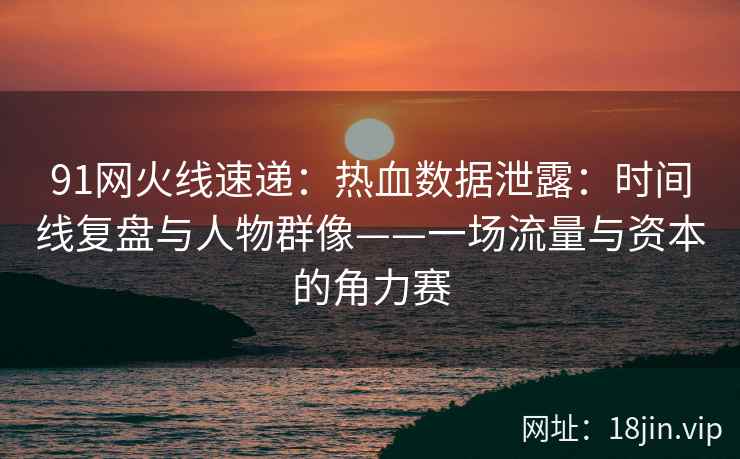 91网火线速递：热血数据泄露：时间线复盘与人物群像——一场流量与资本的角力赛