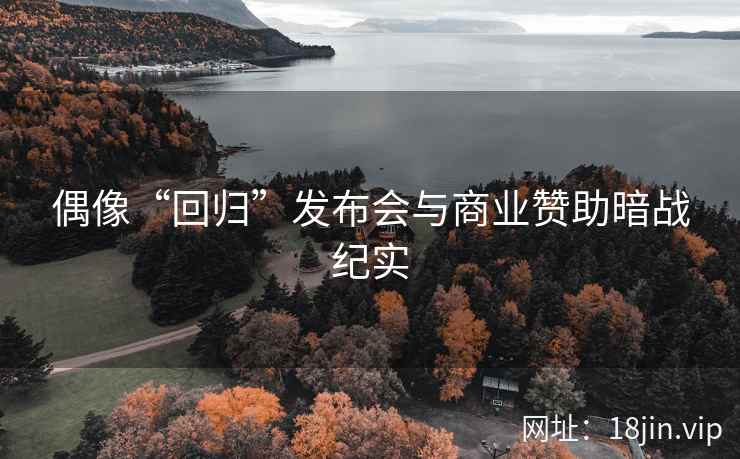 偶像“回归”发布会与商业赞助暗战纪实