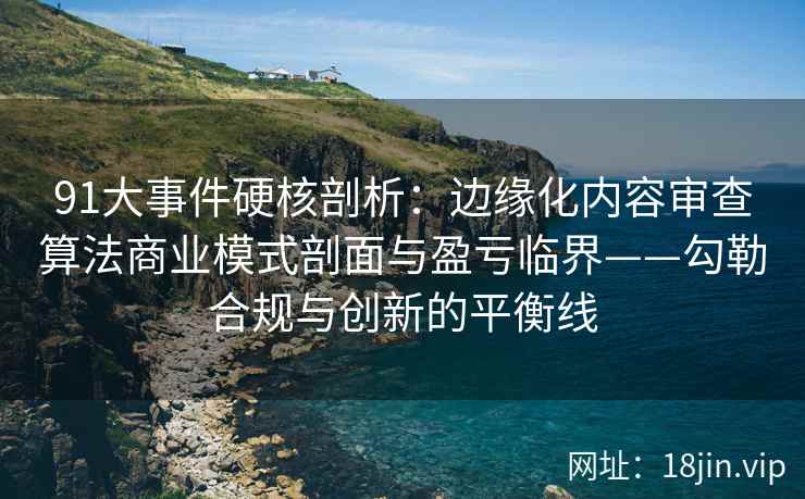 91大事件硬核剖析：边缘化内容审查算法商业模式剖面与盈亏临界——勾勒合规与创新的平衡线